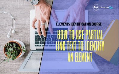 Selenium Webdriver Elements Identification Course – How to Use Partial Link Text to Identify an Element