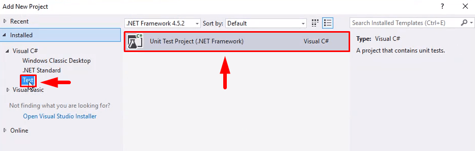 visual studio unit test project - Ultimate QA