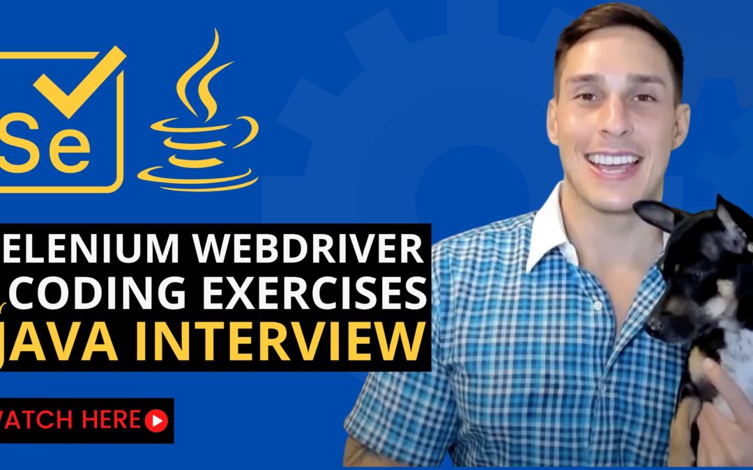 Selenium Webdriver Coding Exercises for Java Interview - Ultimate QA