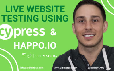 Live Website Testing with Cypress and Happo | Automated Black Box Testing 🚀